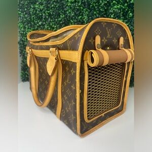 Louis Vuitton Monogram Sac Chien 40 Pet Carrier